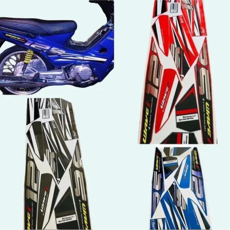 Small Wave Car Sticker 125i Standard 3-Layer Removable Sticker - Decal ...