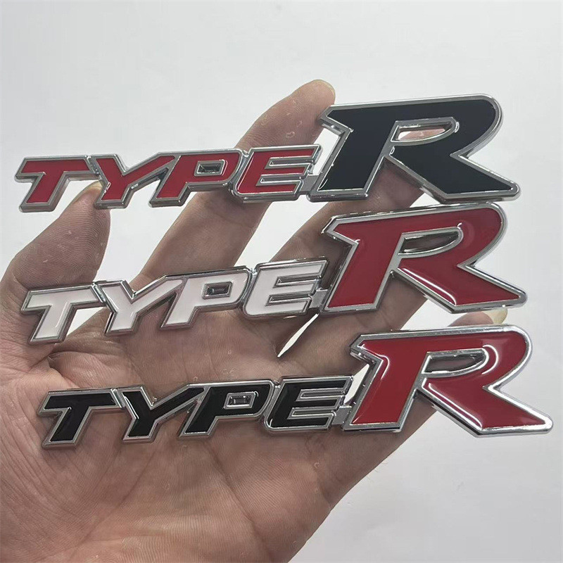 Car Typer Metal Three-Dimensional Labeling Type-r Logo Sports Modified ...