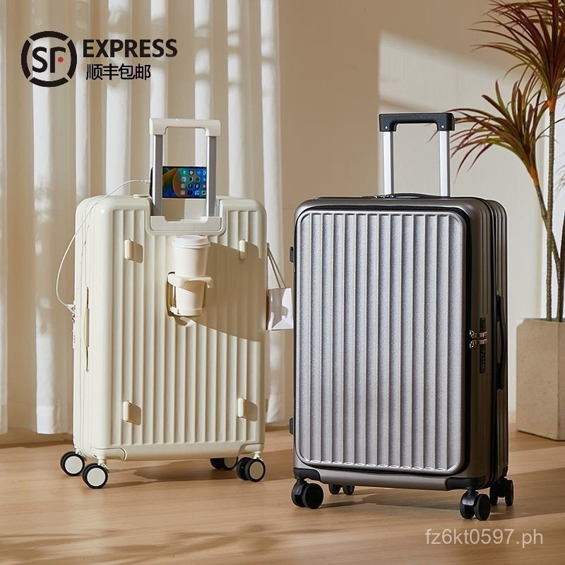 New Deep Travel Suitcase Multi-Functional Men and Women Side-Opening ...