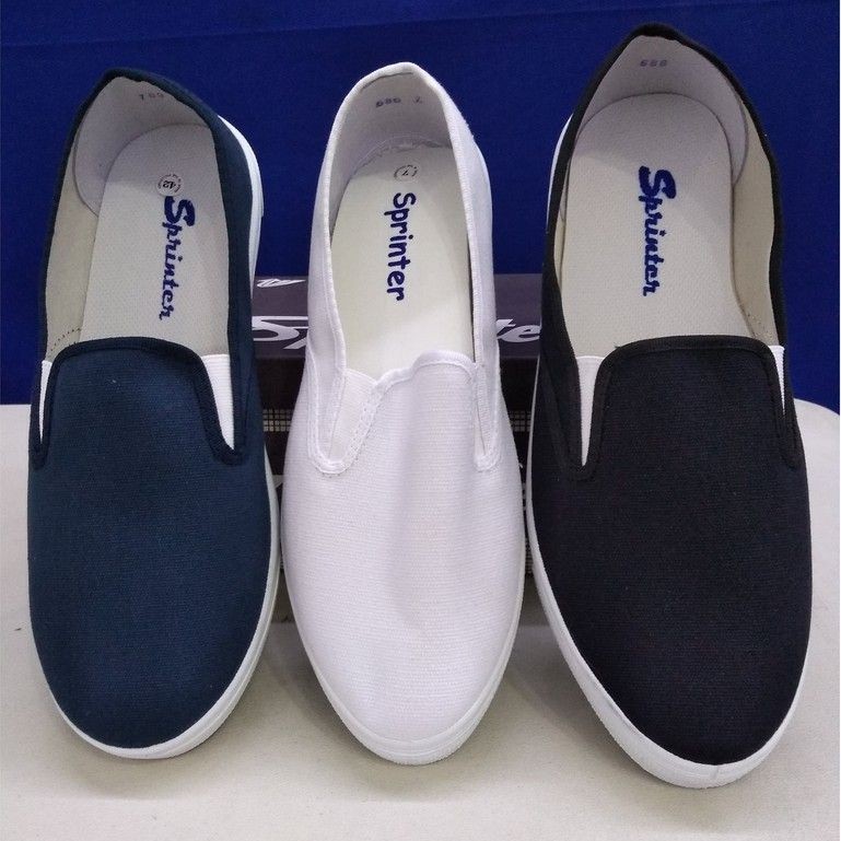 Sprinter 709 Canvas Shoes for Mens Good Quality Slip on Shoes | Shopee ...