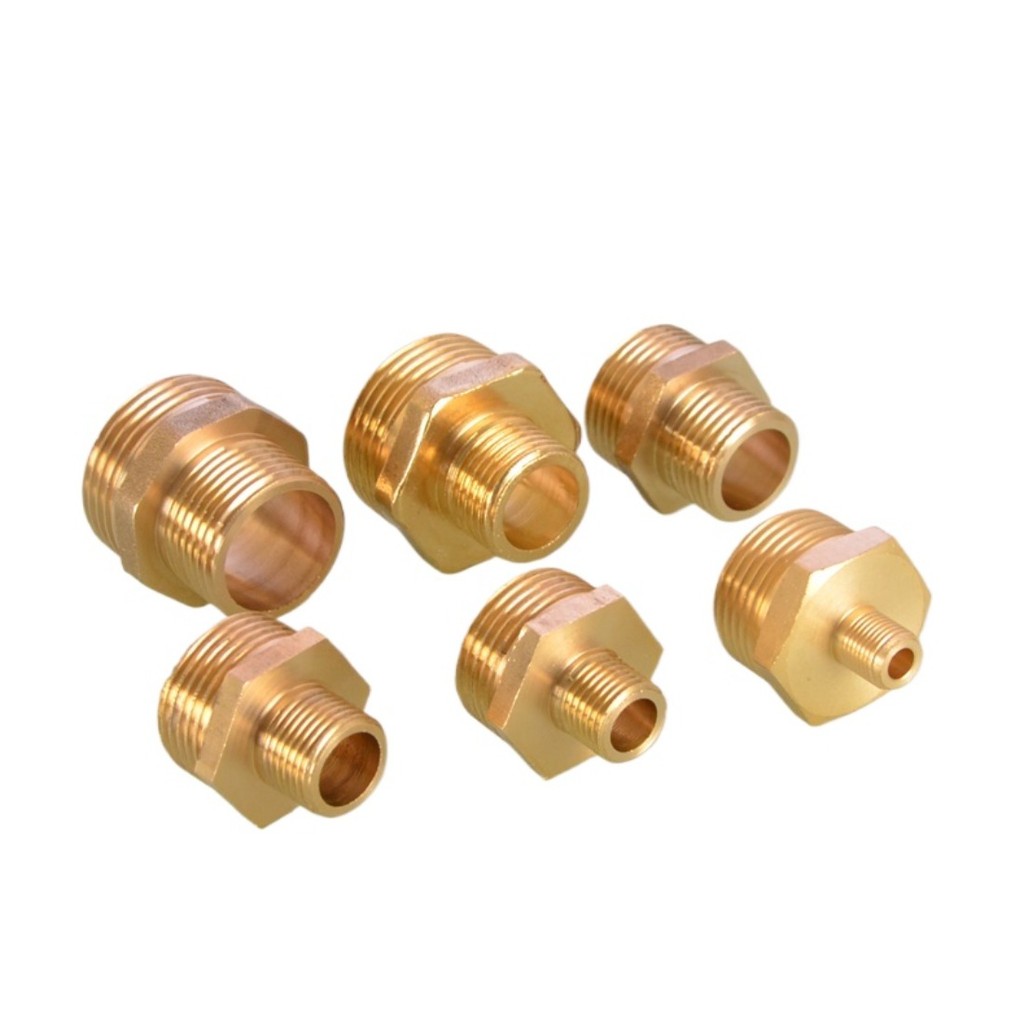 Double External Thread Joint Pipe Fittings External Thread Adapter ...