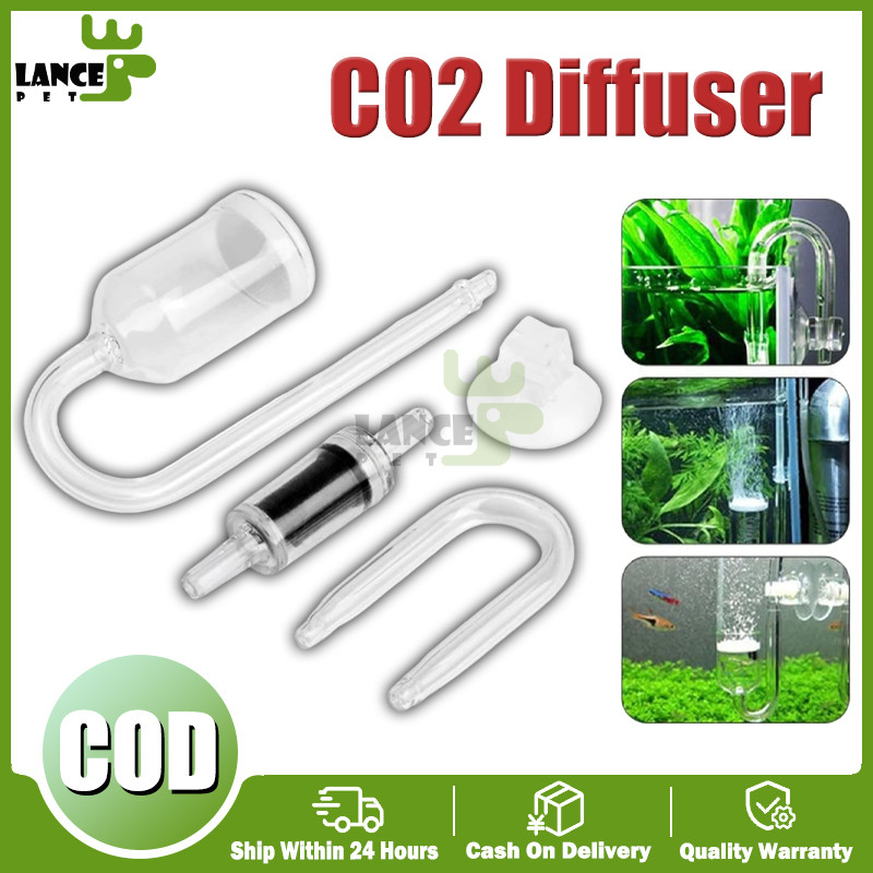 CO2 Diffuser set Aquarium accessories for Saturation CO2 (Checkvalve ...