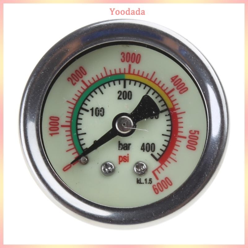Yoo Car Manometer Dual Scale Dial Gauge Pressure Meter 2 Dial Digital ...