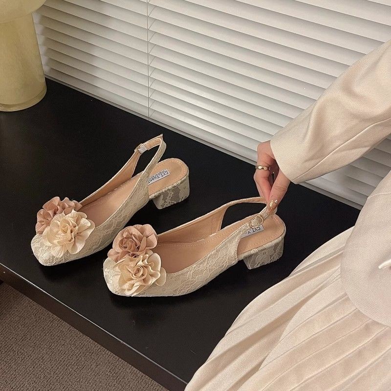 French Thick Heel Design Sense Fairy High Heel Single Shoes New New ...