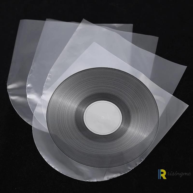 [Risingme] 50Pcs 7/10/12 Inch Clear Vinyl Record Protecter LP Record ...
