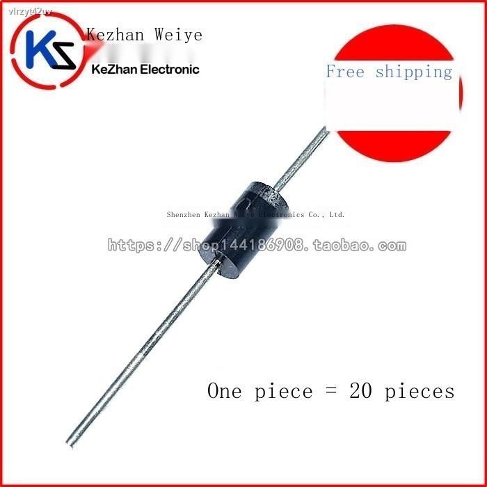 New 1N5404 IN5404 plug-in rectifier diode 3A/400V in-line (20) | Shopee ...