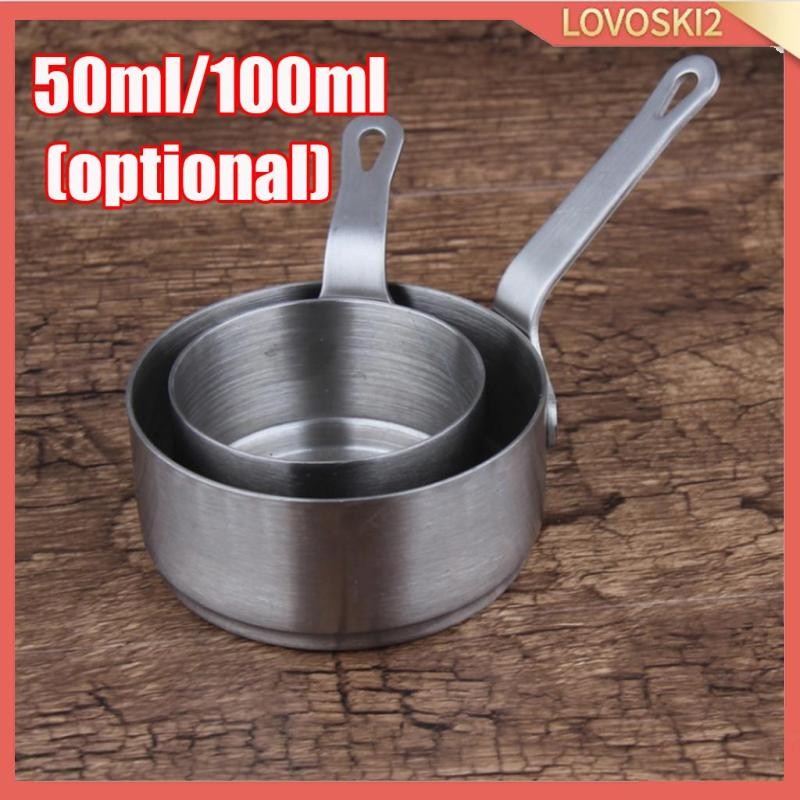 [Lovoski2] Stainless Steel Small Sauce Pan Cooking Pan Melting Pot Non ...