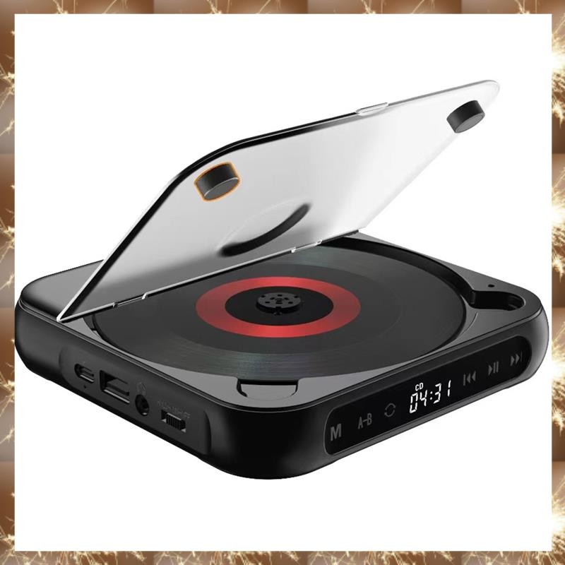 (Y O Q N)Portable CD Player Bluetooth Speaker, LED Screen, Stereo ...