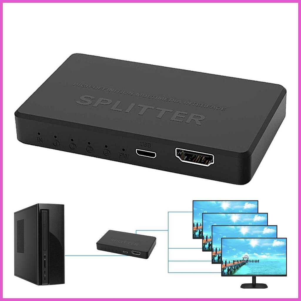 Multiple HD Adapter For TV Extra HD Ports For TV HD Cable Splitter ...