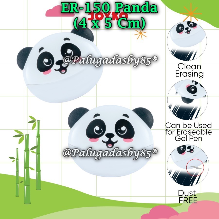 (1 Piece) JOYKO ER-150 Panda Eraser / Joyko ER-150 Panda Eraser / Joyko ...