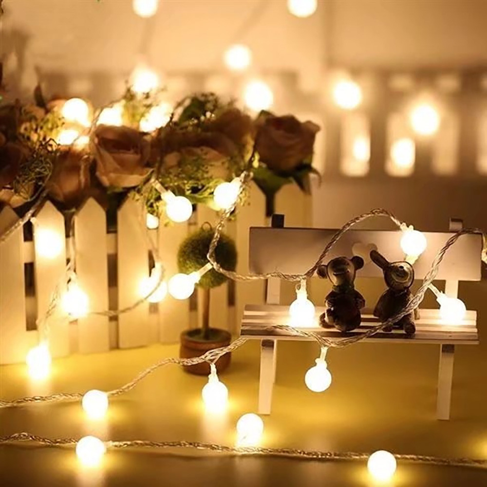 5 M LED Fairy String Lights Bulb Ball Lamp USB Christmas Wedding Party ...