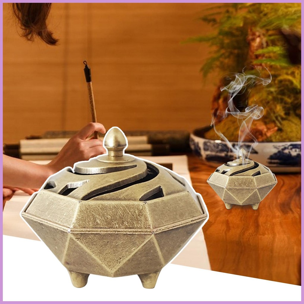 Incense Burner Holder Zinc Alloy Home Incense Stick Burner Purify Air ...