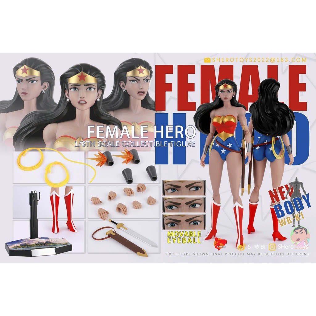 SHERO TOYS SH007 1/6 Female Hero wonder woman Action Figure