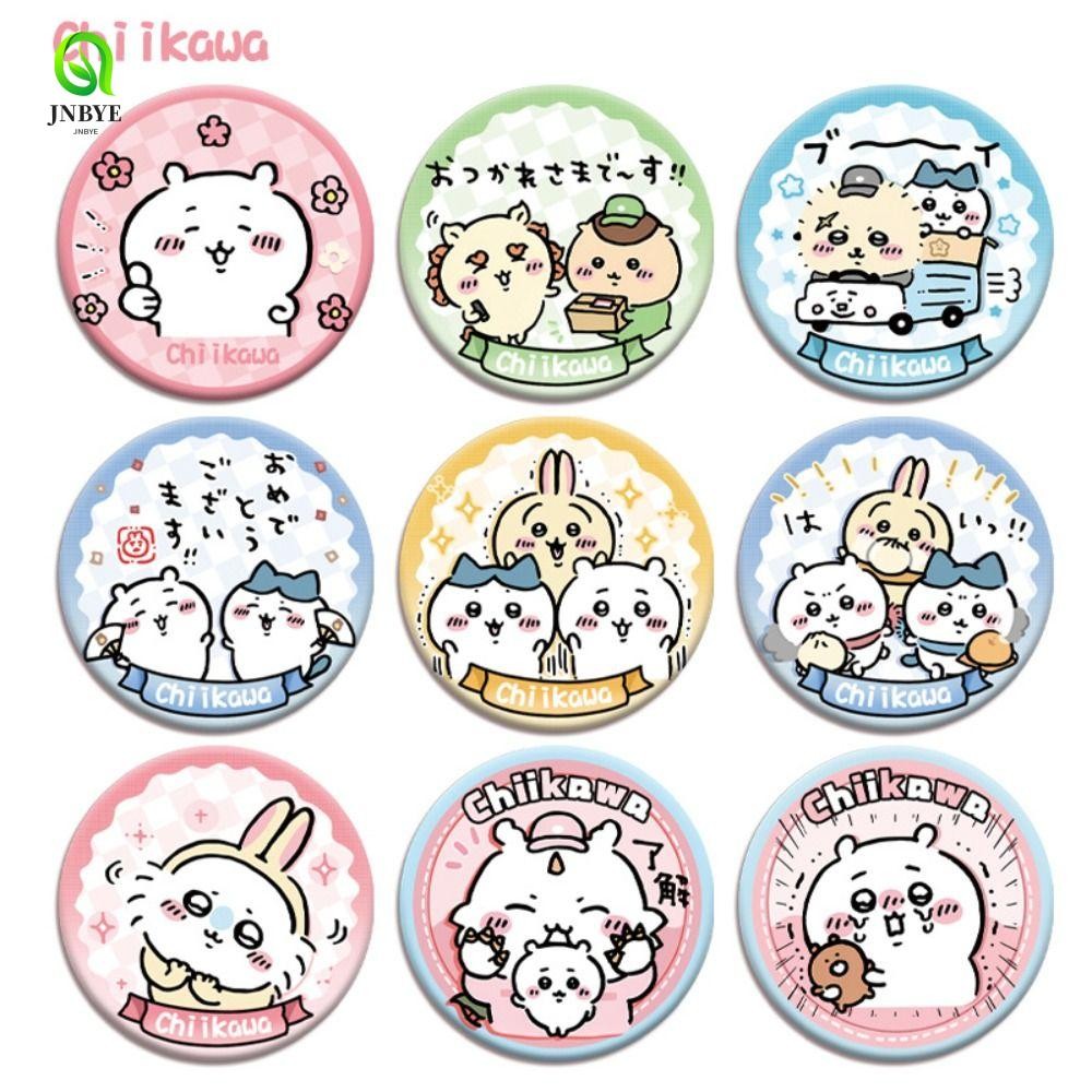JNBYE Anime Chiikawa Pin, Momonga Rakko Hachiware Brooch, Exquisite ...