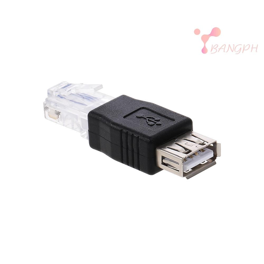 Usb2.0 Female To Usb To Rj45 Ethernet Rj45 Male Adapter Usb2.0 Female ...
