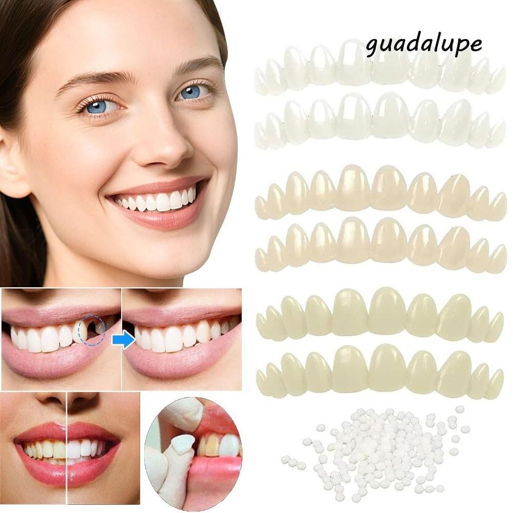 GUADALUPE1 6Pcs DIY Tooth Repair Kit, with Moldable Thermal Beads ...