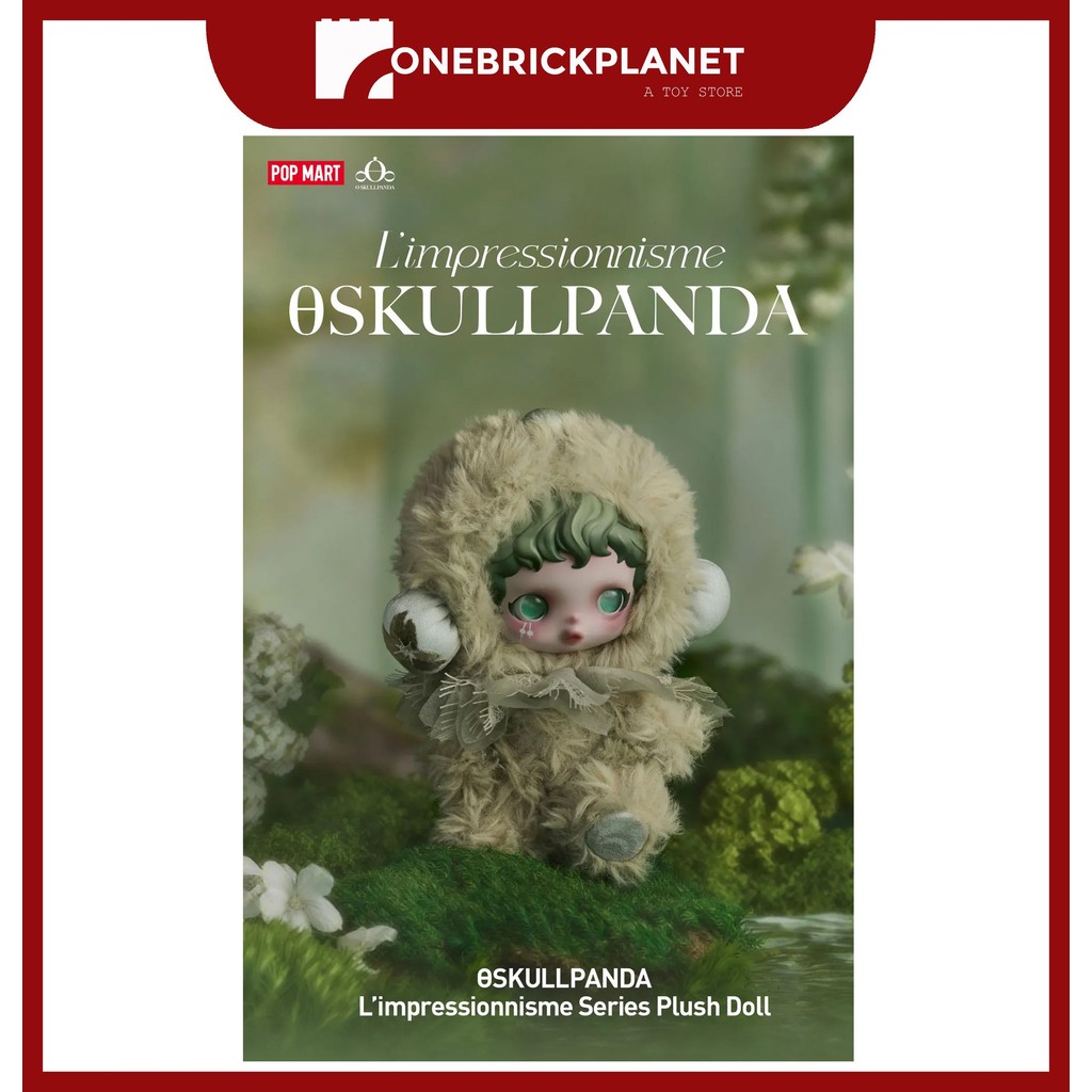 SKULLPANDA V2 L'impressionnisme Peluche Pendentif Coffret Confirmé
