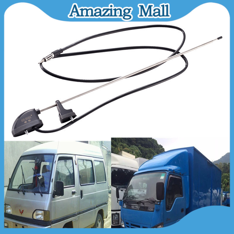 Universal Car Vehicle Side Antenna FM / AM Stereo Signal Amplifier For ...
