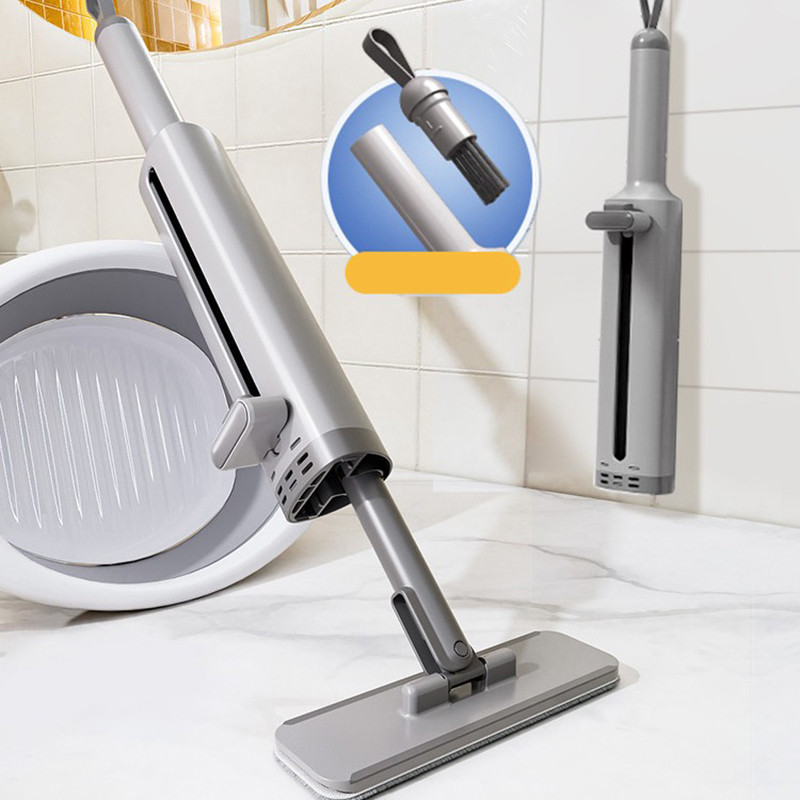 Mini Mop, Hand Wash Free, Flat Mop, Kitchen Countertop, Bathroom, Not ...