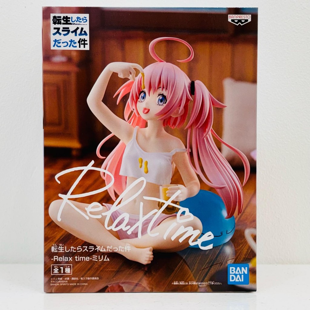 🌸 BANDAI Banpresto That Time Slime Milim Figur – Relax Time, 11 Cm – Offiziell Lizenziert – Kawaii Anime Figur