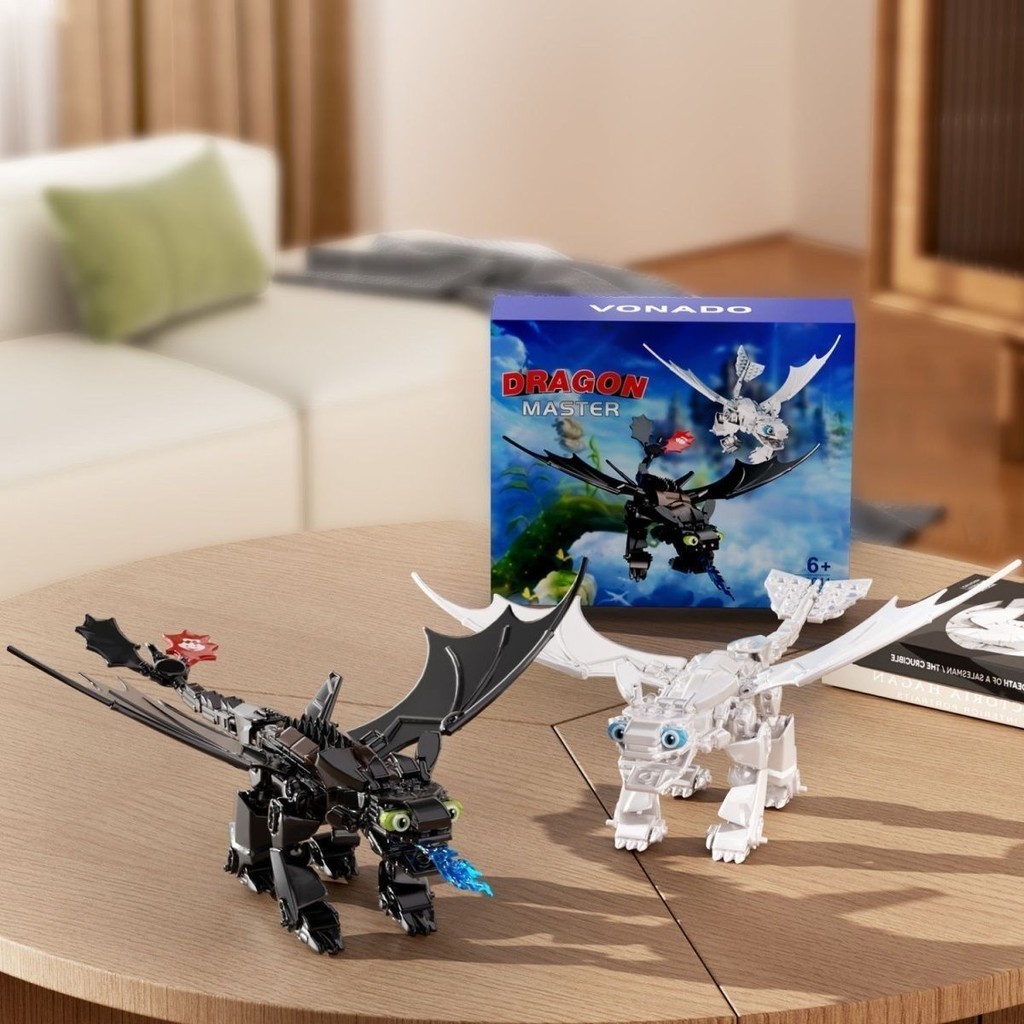 Daiki figure BuildMoc How to Train Your Dragon Master Toothless Black ...