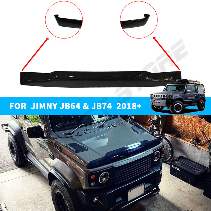 GVFNFE Frontschutz Für Suzuki Jimny - Steinabweiser Haubenschutz Aus ABS 2019-2022