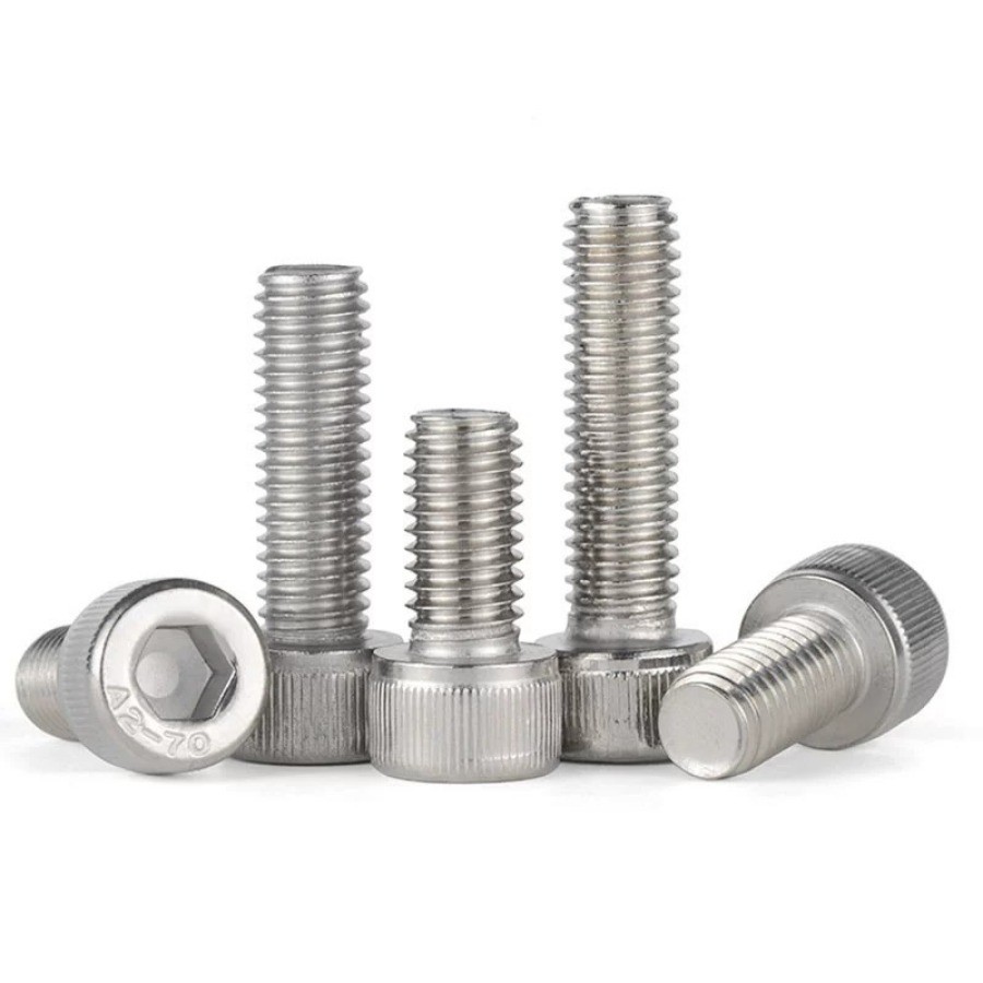 SS304 Metric Hex Socket Head Fine Pitch Screw Pino ang Thread na Allen ...