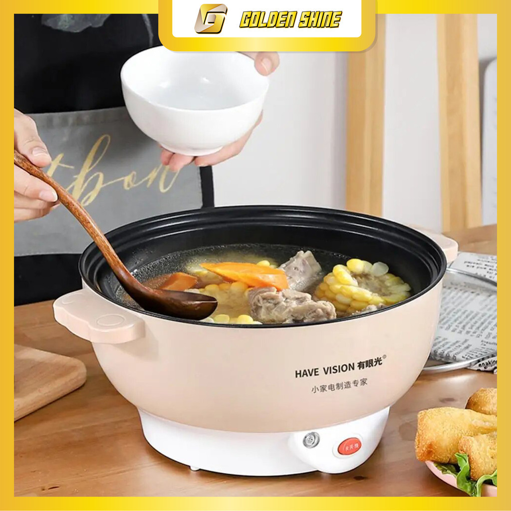 Mini Electric Skillet Hotpot Cooking Breakfast Mini Soup Noodles Pot ...