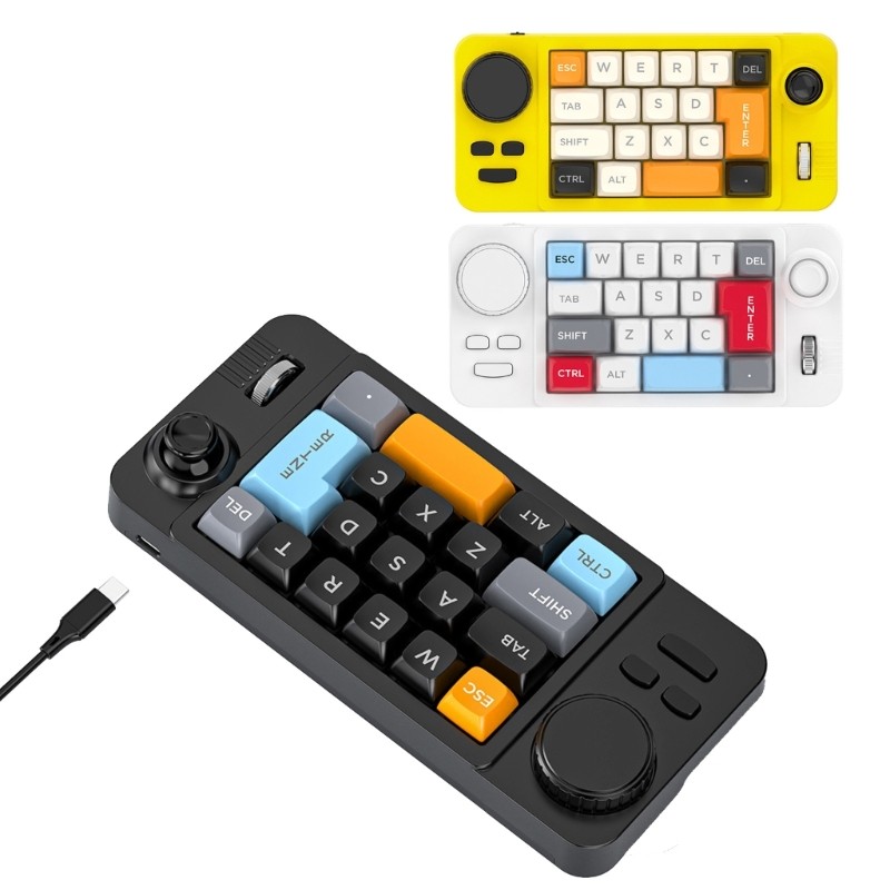 seve 19 Key Gaming Keyboard With Color Effects Programmable Joystick ...