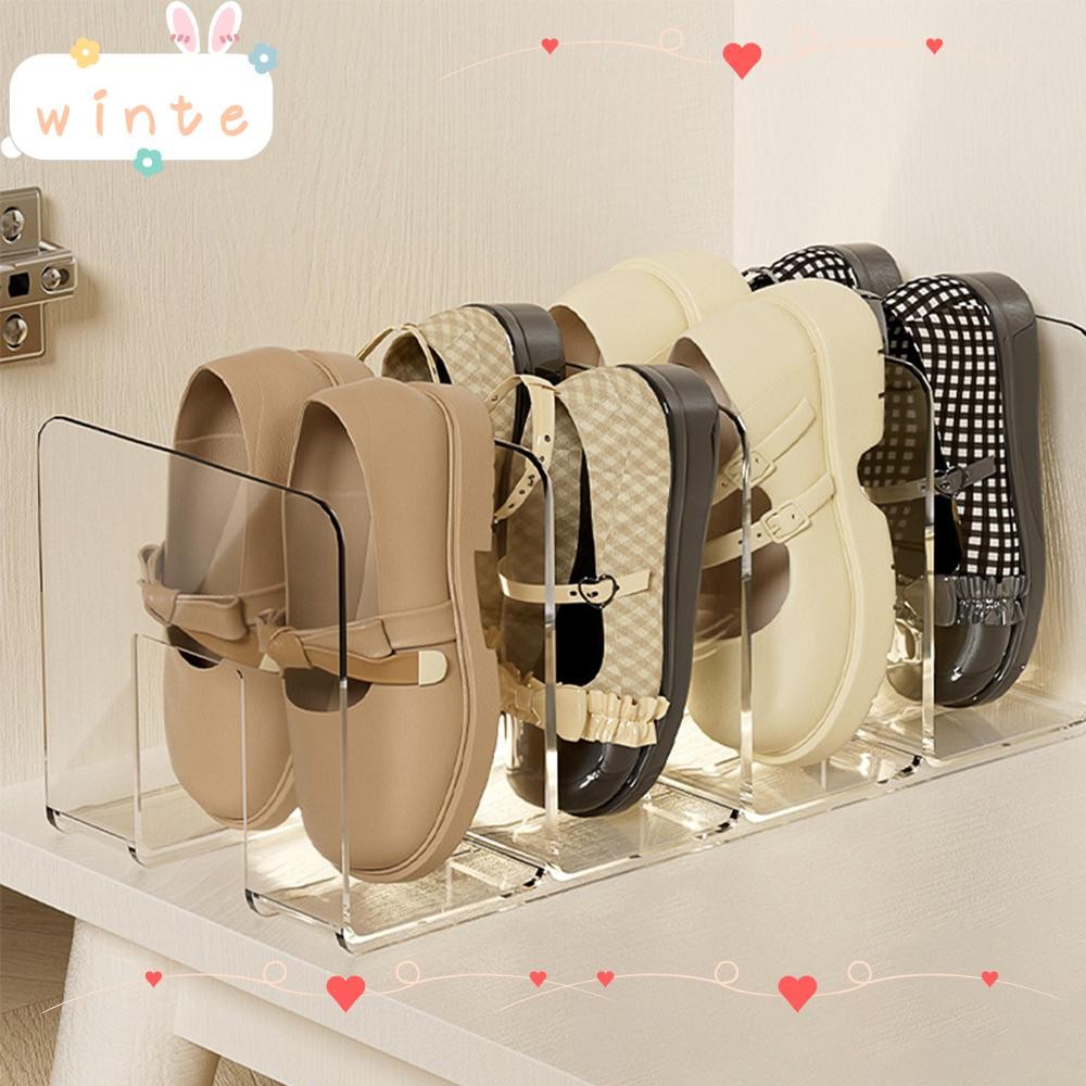 WINTE Shoe Racks, Space-saving Plastic Shoe Storage Rack, Vertical ...