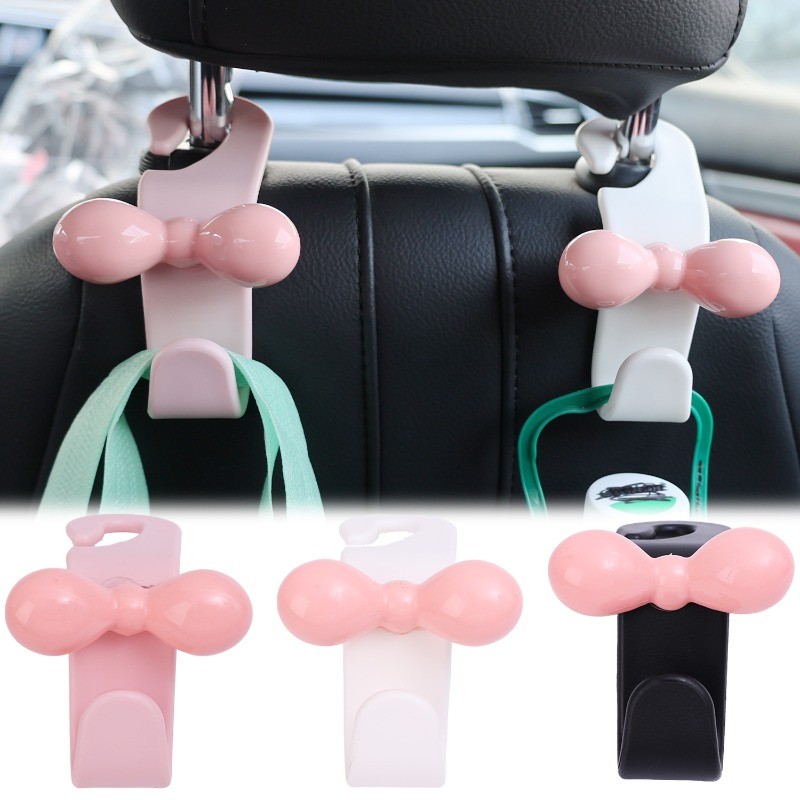 Tohuu Car Purse Hook 2pcs Sturdy Back Front Seat Hanger Universal Adjustment Hook Multifunction Tote Holder Handbags Purses Coats Trash Bag Grocery A - View #7