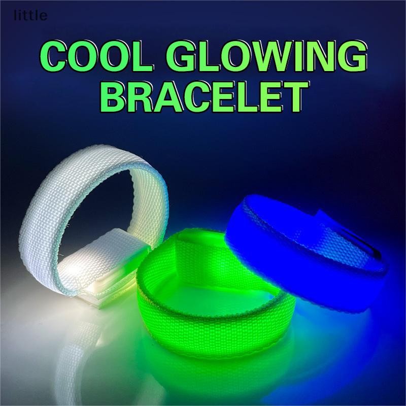 20 Pièces RGB Lumière LED Bracelet De Commande Vocale Bracelet Son Activé Bracelets Pour Fête Rave Concert Carnaval Faveurs Bébé Douche