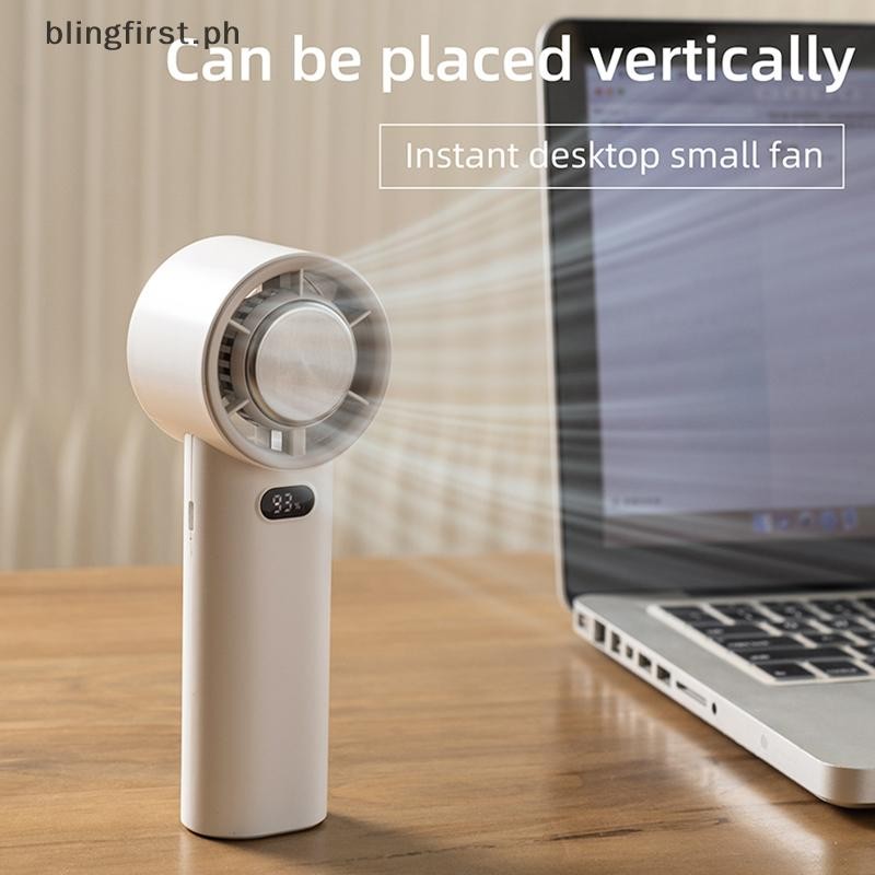 [BFI] Portable Handheld Turbo Fan 100 Wind Speeds Adjustable Mini ...