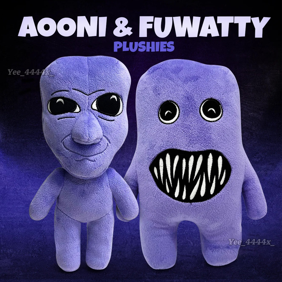 Ao Oni Plush Toy Aooni Fuwatty Plush Doll Horror Game Characters Figure ...