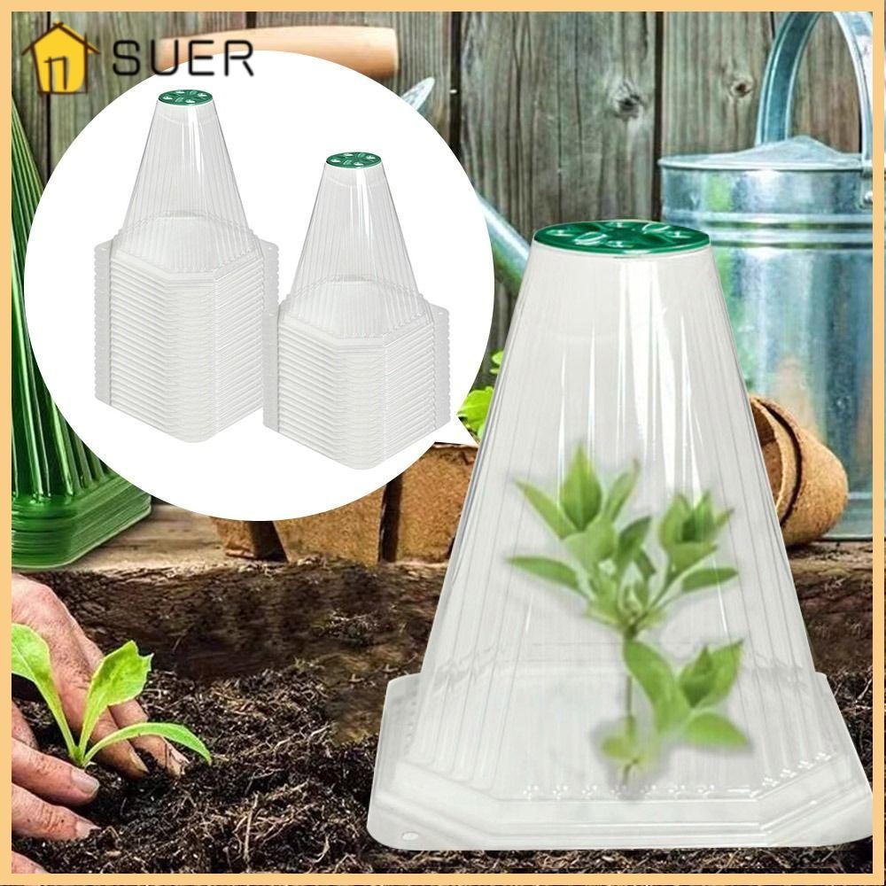SUER1EN 5PCS Plant Growth Protection, Pest Control Plastic Plant ...