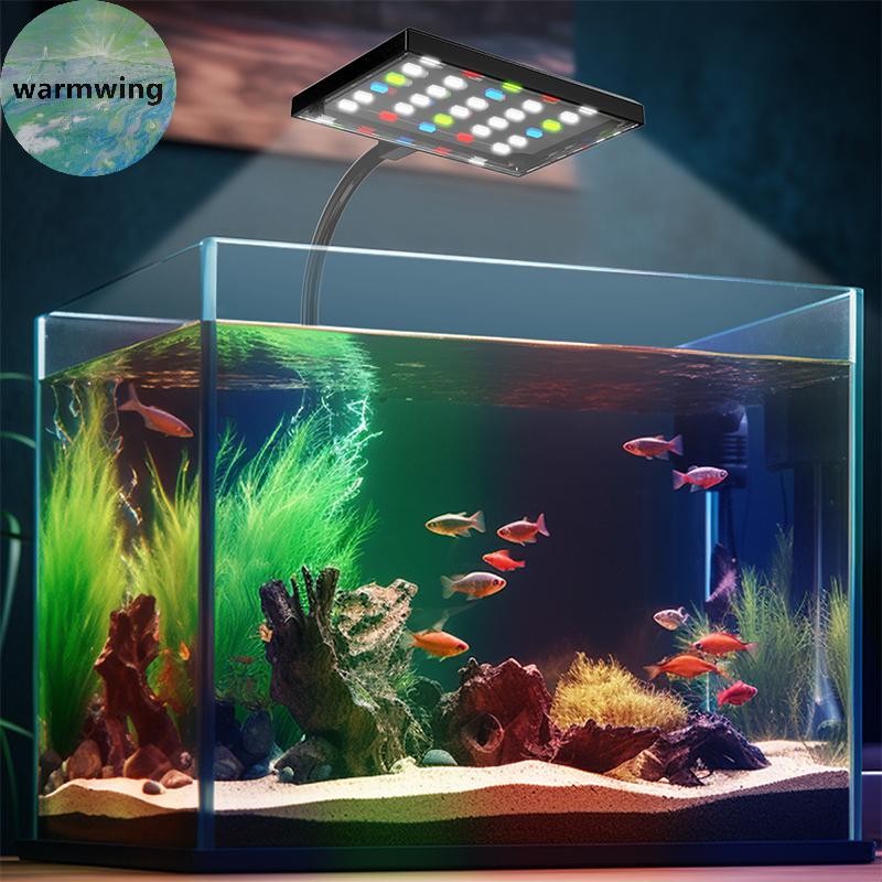 Warmwing Fish Tank Lights LED Aquarium Grass Light High Brightness ...