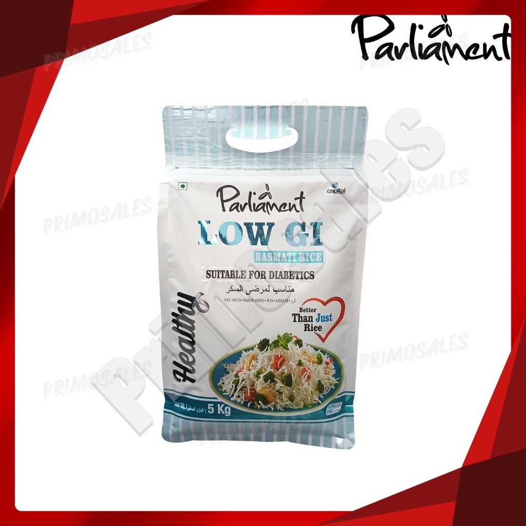 5kg Parliament Low GI Basmati Rice (better than just rice) | Shopee ...