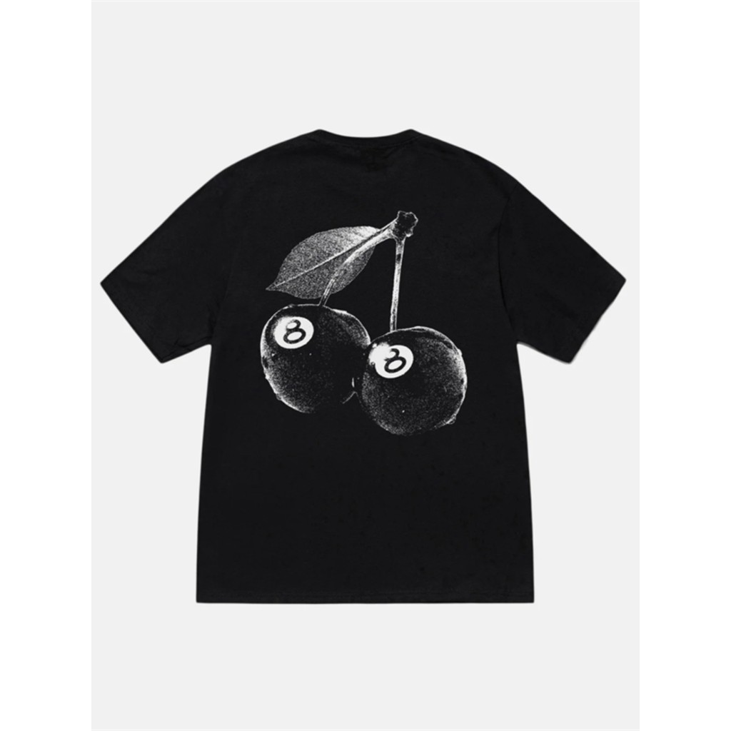 Stussy short sleeved men's Stussy cherry cherry cherry print new T ...
