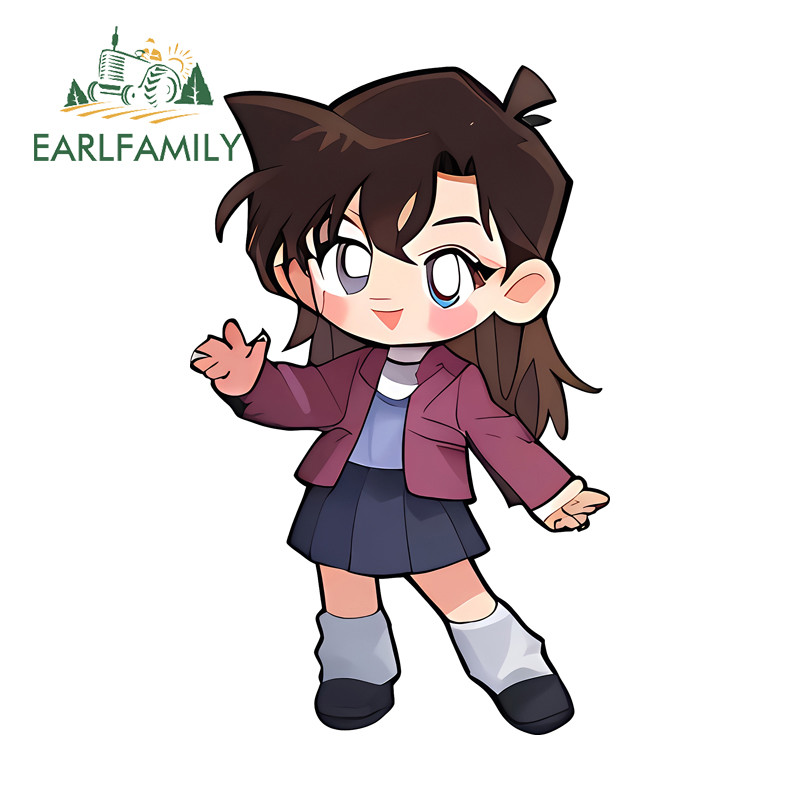 EARLFAMILY Detective Conan Mouri Ran Chibi Car Stickers Motorcycle ...