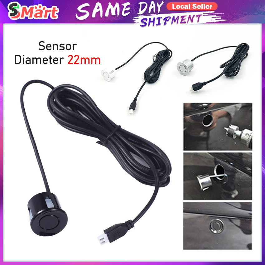 22mm Sensor Black White Silver Color for Car Parking Sensor Kit Monitor ...