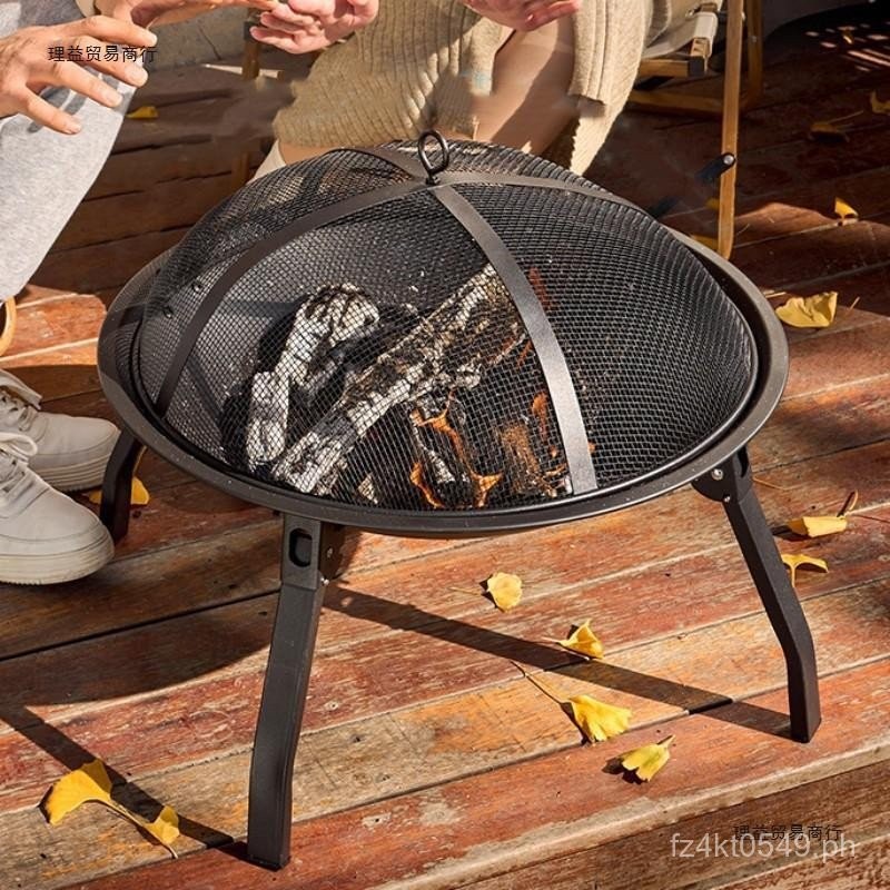 Household Garden Table Heating BBQ Grill Outdoor Fire Pit Bonfire CHHW ...