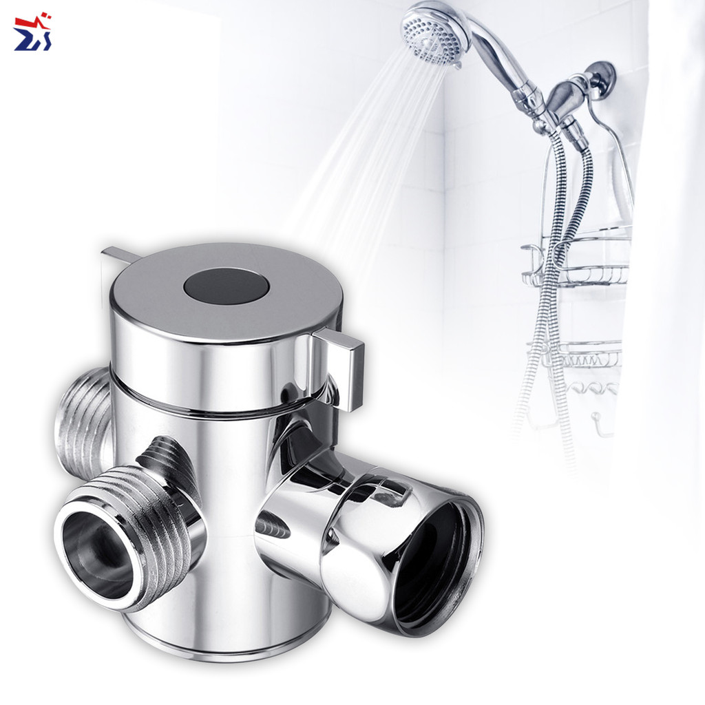 thumbnail image 2 of Sailesiti G1/2 Brass Toilet Bidet Bath Shower Head Diverter 3 Way T Adapter Water Valve 692cf248 0c2c 4e9b 9bd8 92782f4b7eea.e4ca1a88edb849f77c9b2b6c73d2d7a2 2 of 10