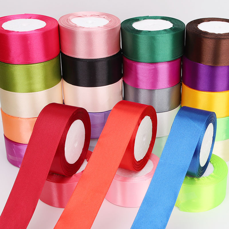 1 Roll 4cm Ribbon Packaging Polyester Ribbon Gift Box Packaging Hair ...