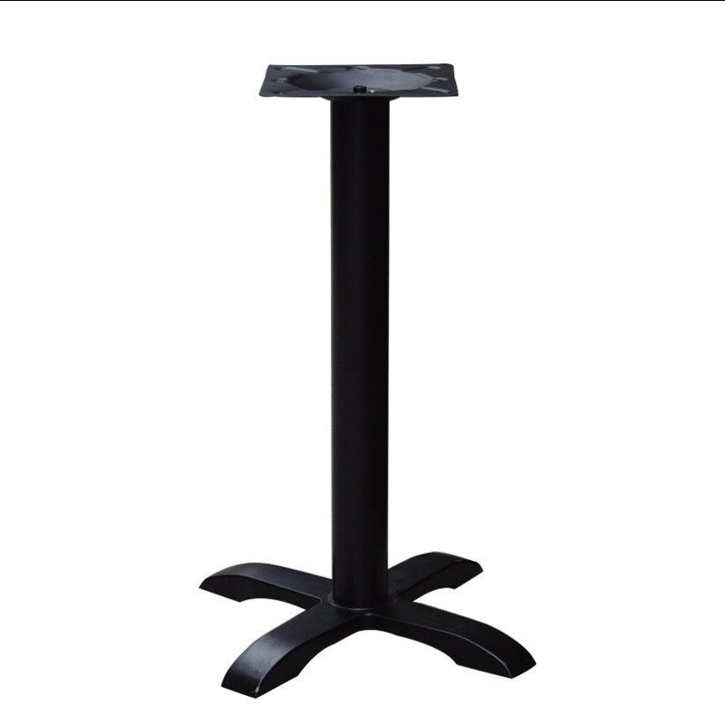 Cross Base Support Frame Black Four-Legged Table Legs Coffee Shop Table ...