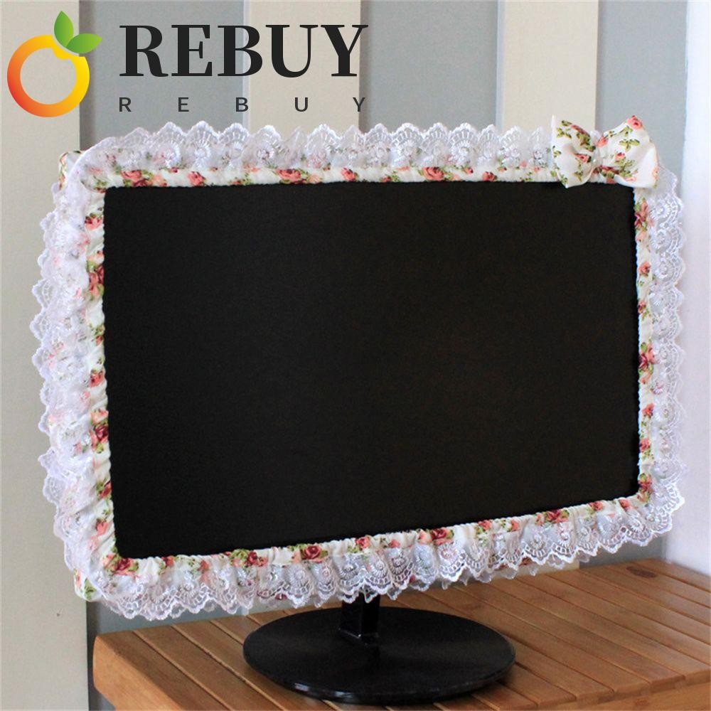 REBUY Lace Computer Cover Cute Computer Peripherals Elastic Dust-proof ...