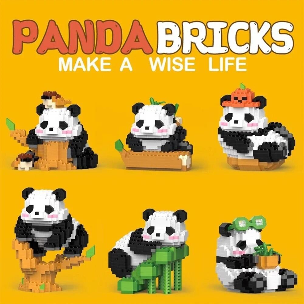 3D Diamond Model Animals Bricks DIY City Construction Toys for Children ...