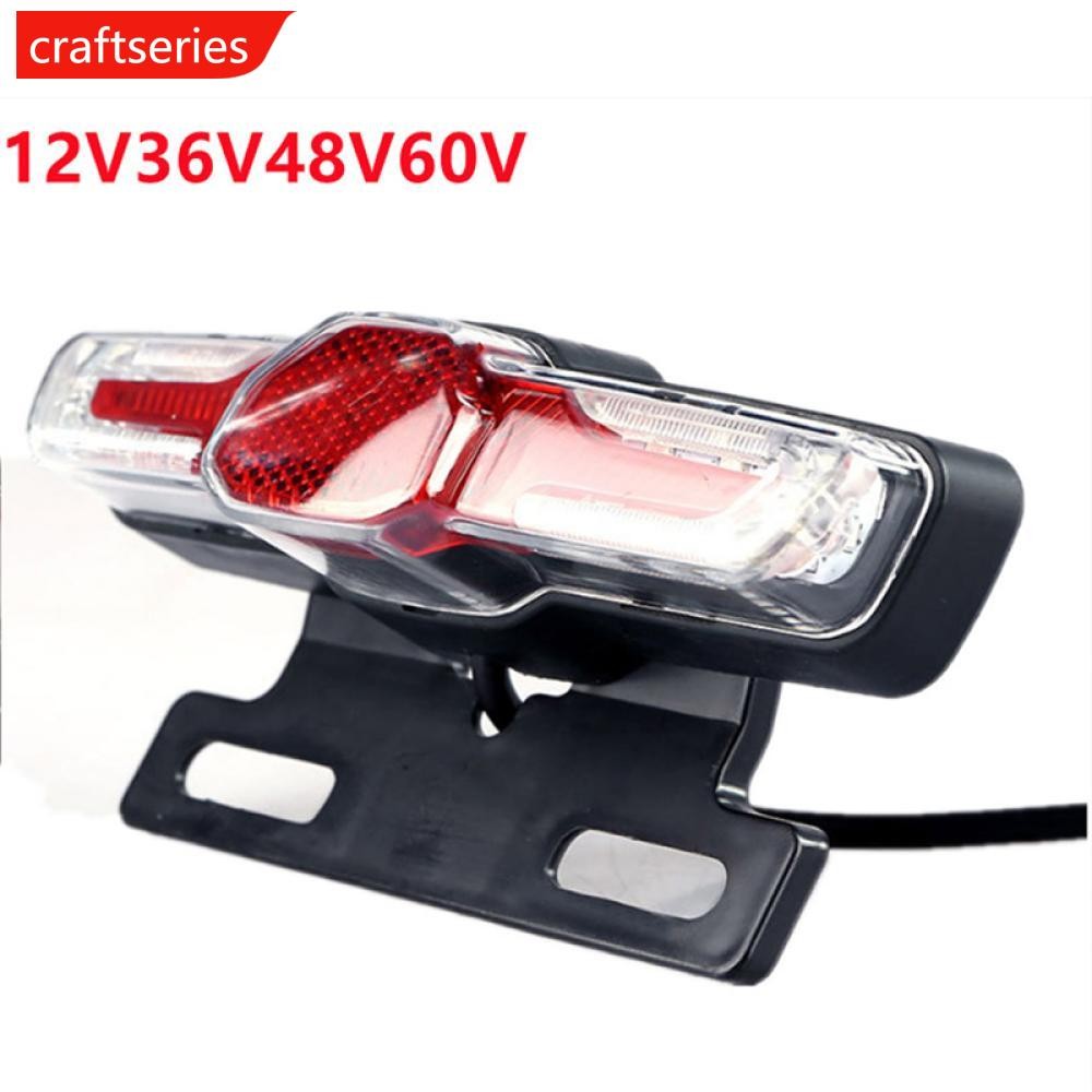 CRAFTSERIES 12V/36V-60V Electric Bicycle Taillight Signal Rear Rack ...