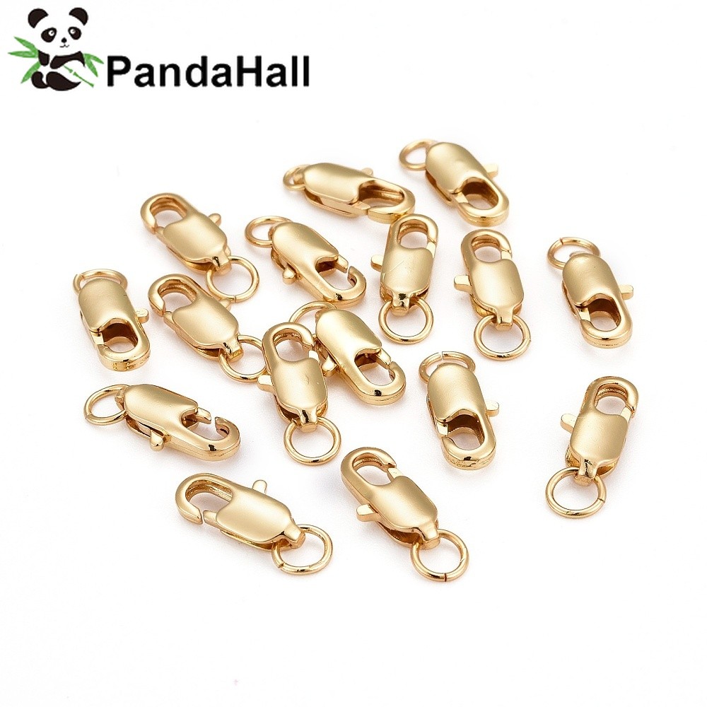 5pcs Grade AAA Brass Lobster Claw Clasps Cadmium Free & Nickel Free ...