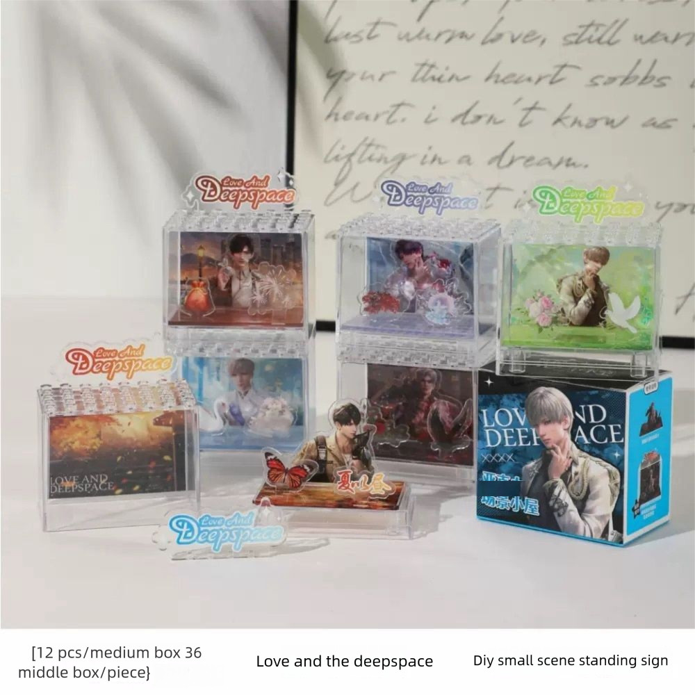 Love Deepspace Verzamelkaarten – 55 Stuks Holografisch Met Zayne, Xavier, Rafayel En Sylus, Plus Krasbestendige Hoezen 2 miniatura