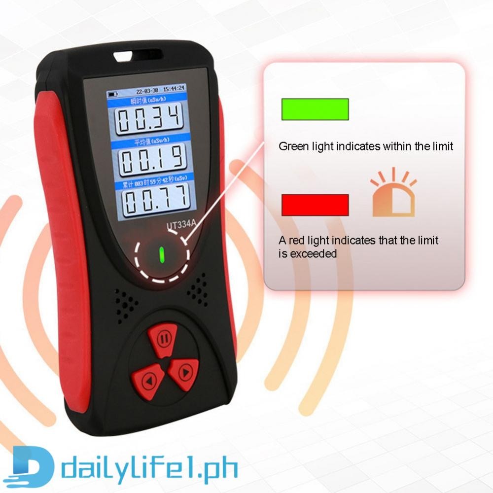 Geiger Counter Data Storage Dual-language Support Compact Measurements ...